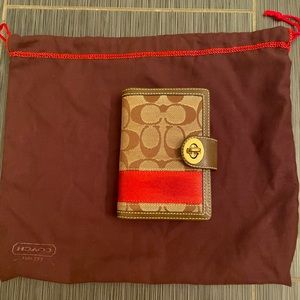 Coach Authentic Notebook/calendar/card holder